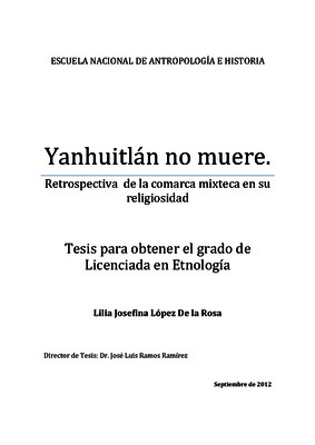 Yanhuitlán no muere